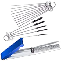 FineGood Carburadores Carbon Dirt Jet Remove Cleaner- 13 hilos de limpieza Set + 10 Cleaning Needles + 5 Nylon Brushes…